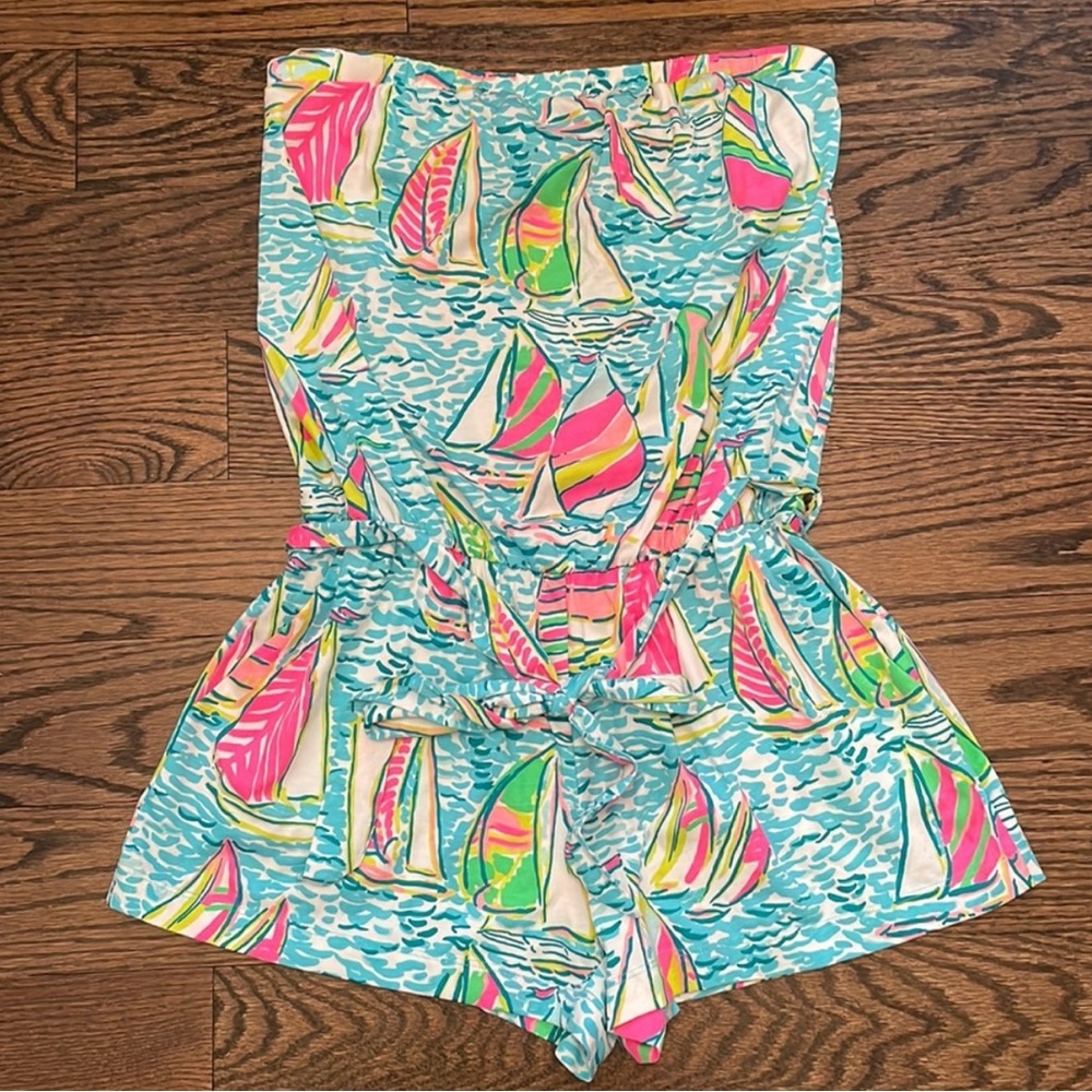 LILLY PULITZER RITZ ROMPER MULTI Medium
Resort Summer